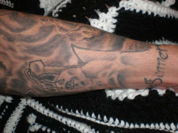 right arm tattoo