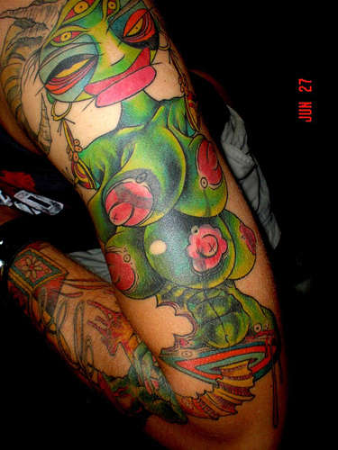 Left arm piece tattoo