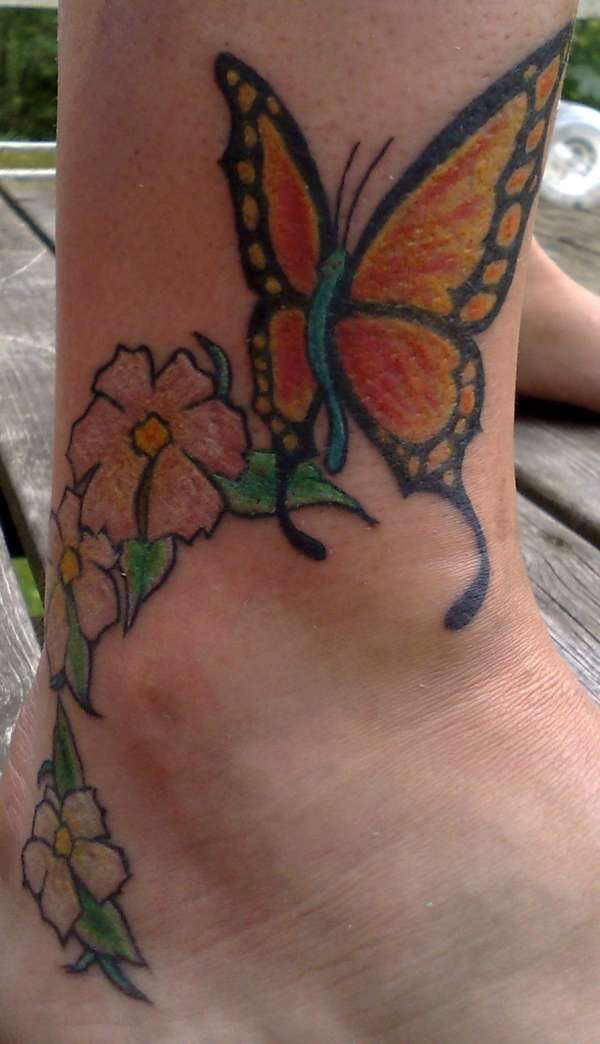 butter fly tattoo