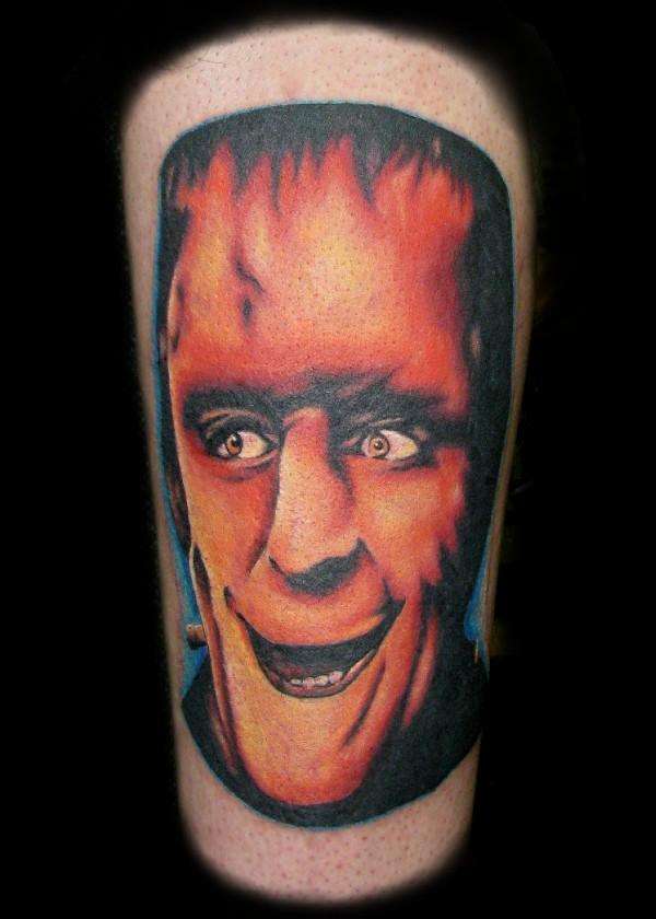 Hermann Munster tattoo