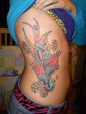 right side finished tattoo