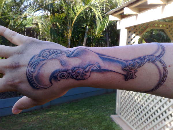taku patu (wahaika) tattoo