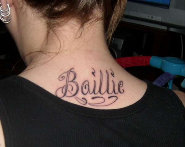 Baillie tattoo