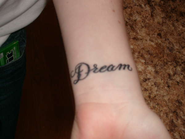 "Dream" tattoo