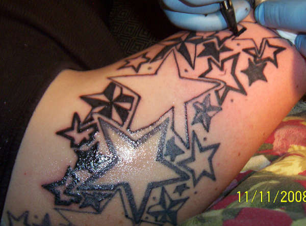 more stars, still in progress tattoo