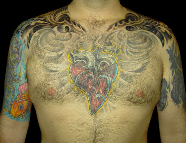 Chest Addition tattoo