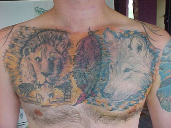 chest not quite finnished tattoo