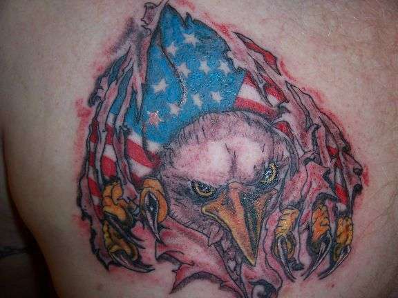 dads eagle tattoo
