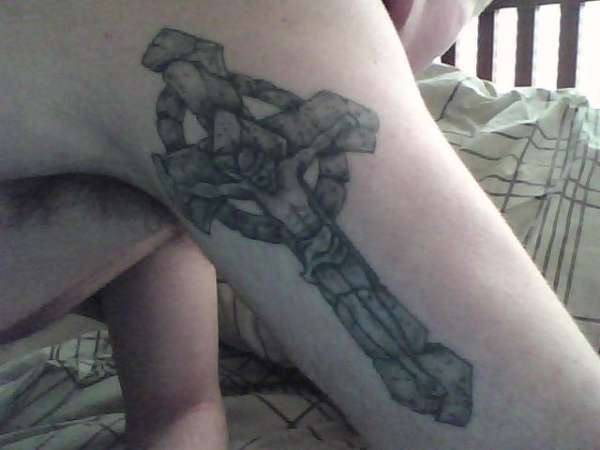 jesus on cross tattoo