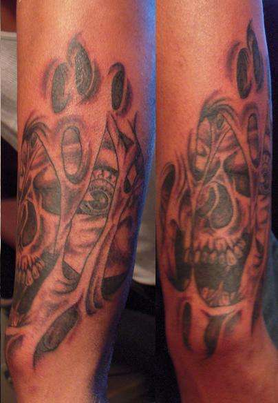skullll tattoo