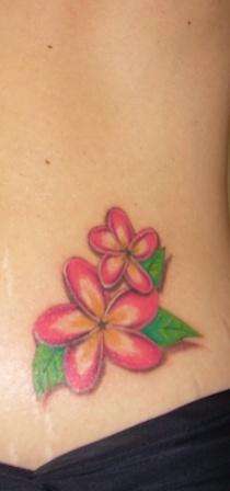Frangipani tattoo