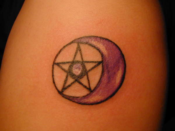 Moon tattoo