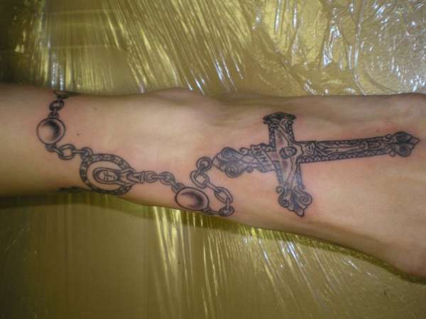 rosary beads. my work of art !! tattoo