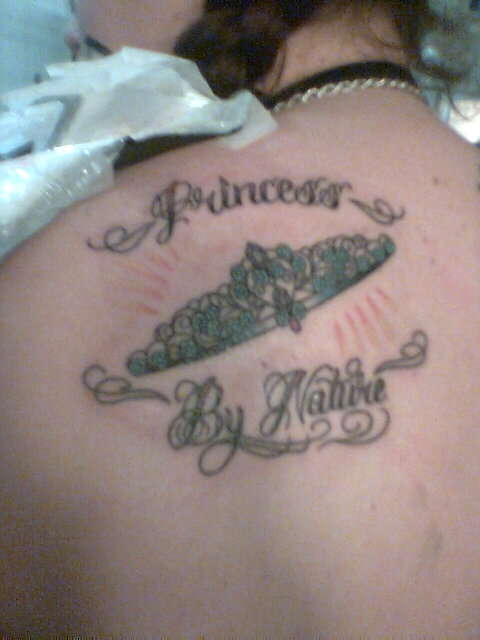 Princess tattoo