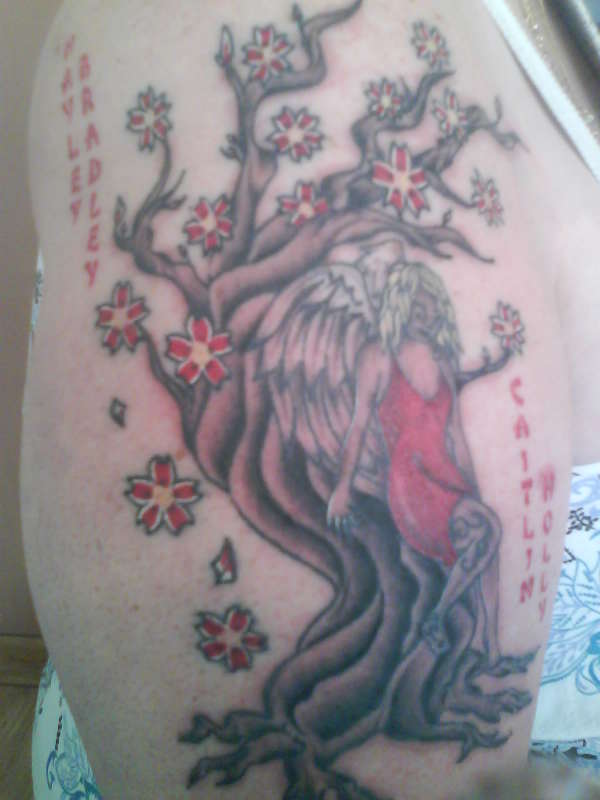 the finished tattoo tattoo