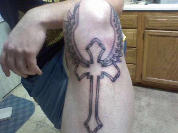 Winged Cross tattoo