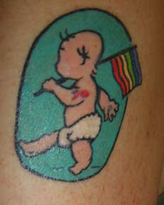 fairy baby tattoo