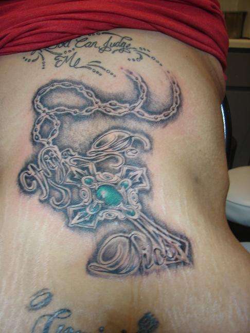 rosary tattoo
