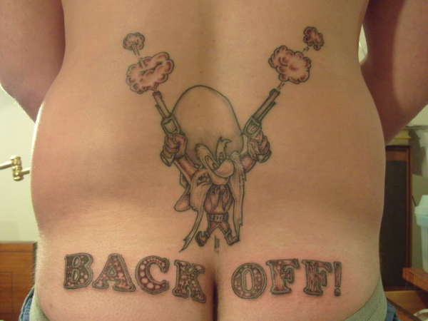Back Off! tattoo