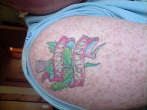 Thistle tattoo