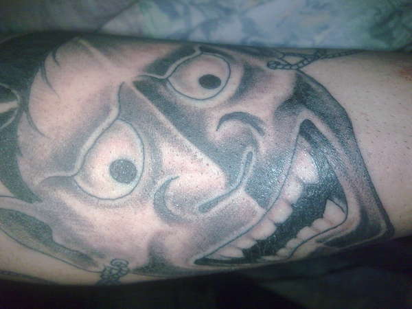 Hanya Mask tattoo