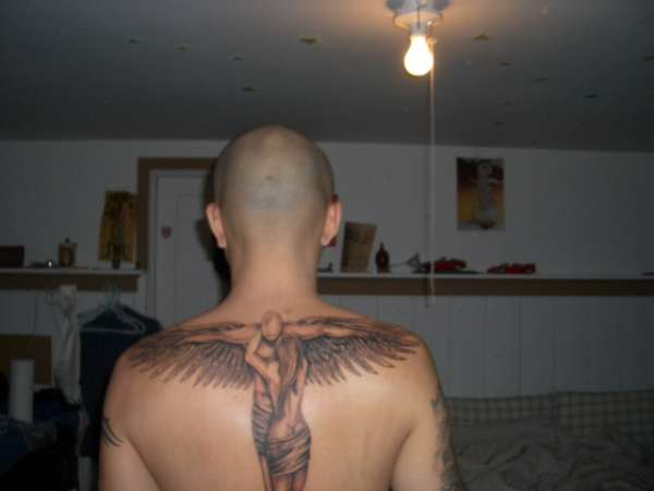 david beckham guardian angel tattoo