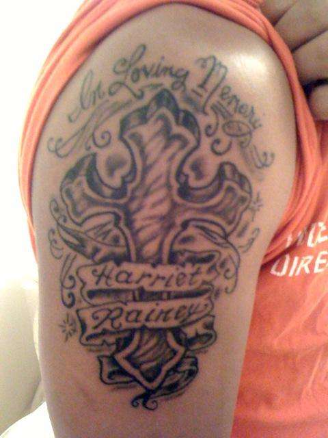 My cross tattoo