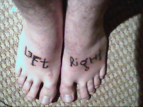 Right and left ? tattoo