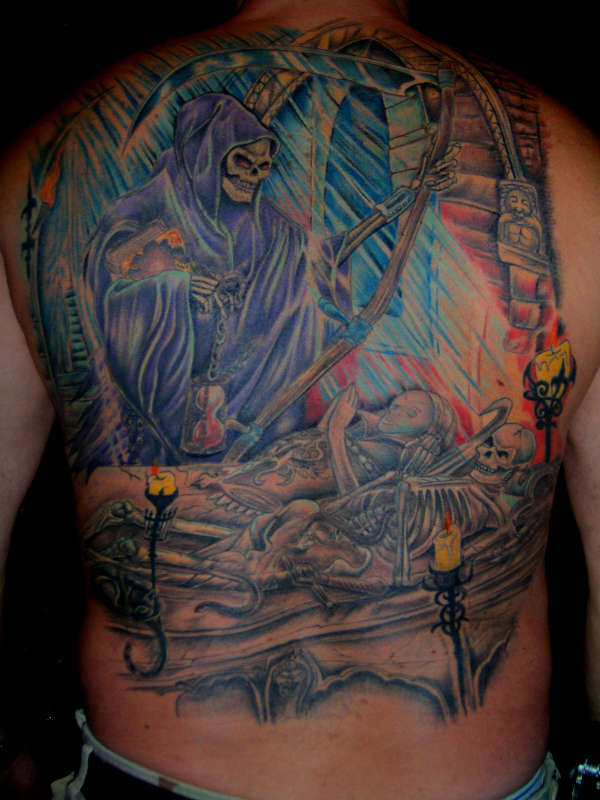 The Reaper Watches and Waits... tattoo
