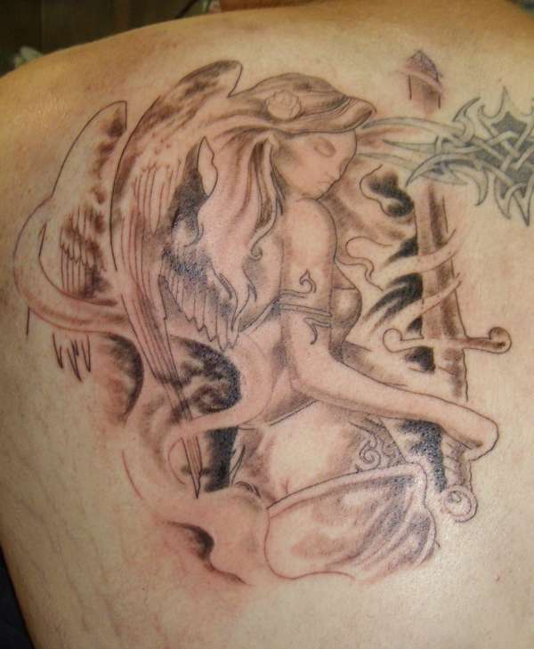 angel tattoo