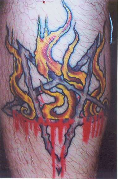 Pentegram666 tattoo