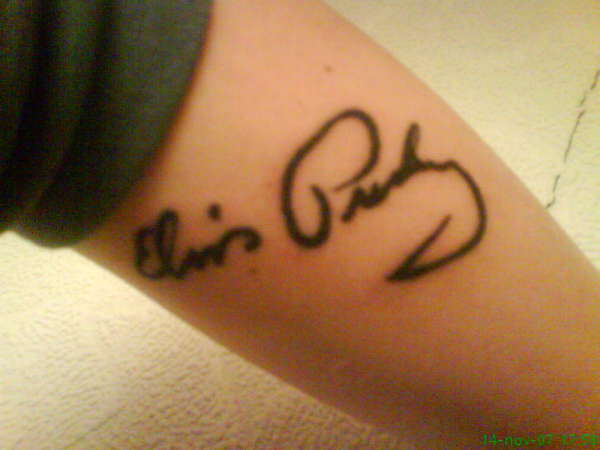 Elvis Presley tattoo