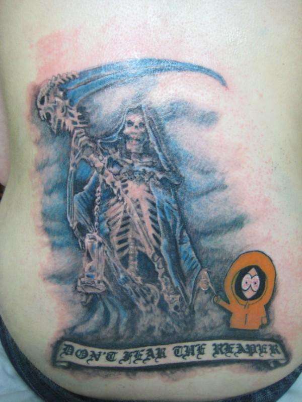 Kenny & Grim Reaper (Finished) tattoo