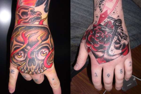 My hands. tattoo