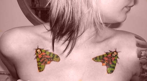 Neon Moths tattoo