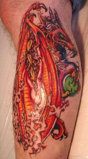 Red Dragon tattoo