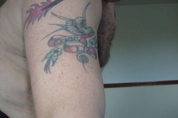 Swallow tattoo