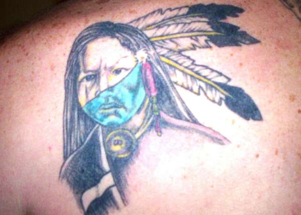 indian head tattoo