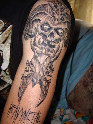 black metal tattoo