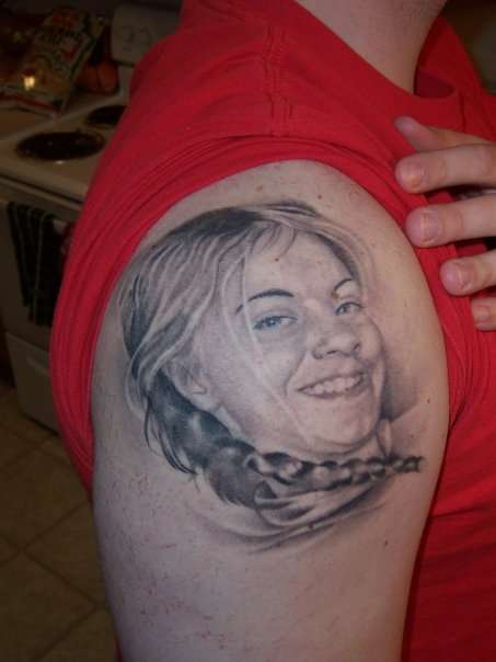 Loren's Tattoo of Hannah tattoo