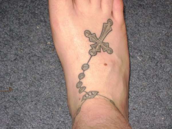 Rosary tattoo