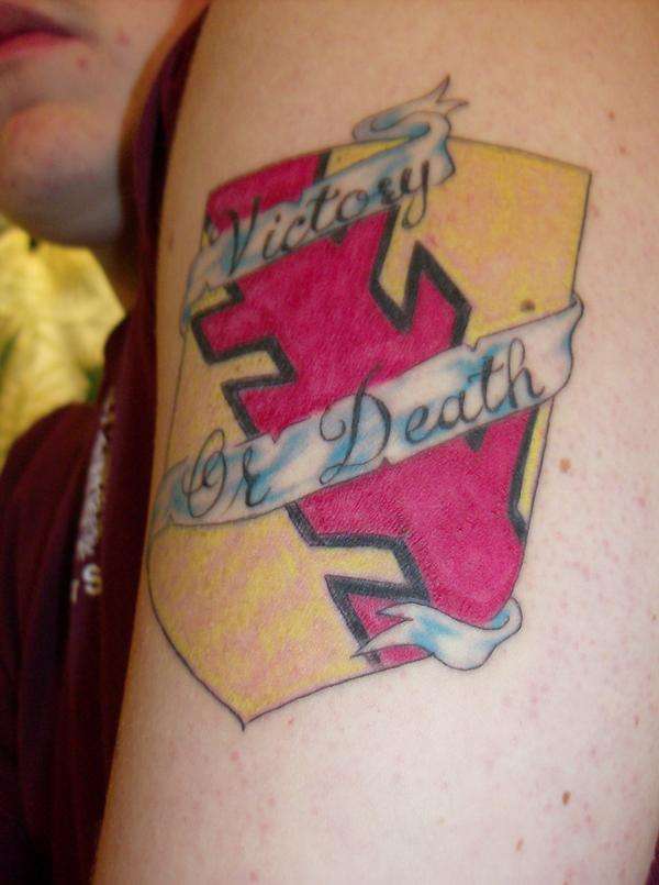 Victory or Death tattoo