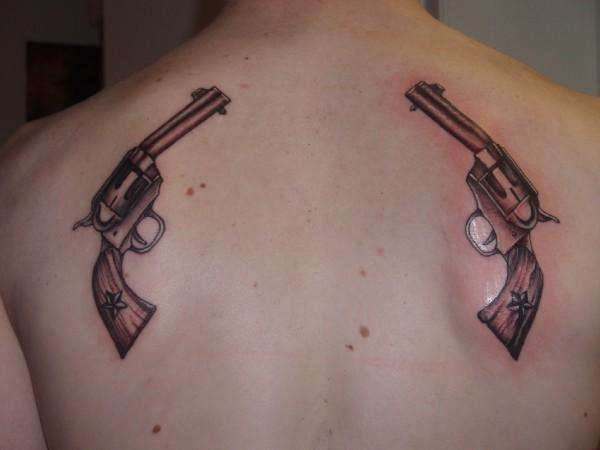 guns tattoo