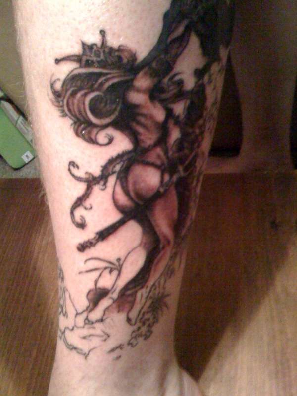 leg sleeve tattoo