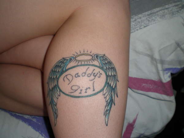 1st Tattoo - Daddy's Girl tattoo