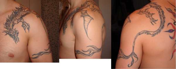 Dragon wrap tattoo