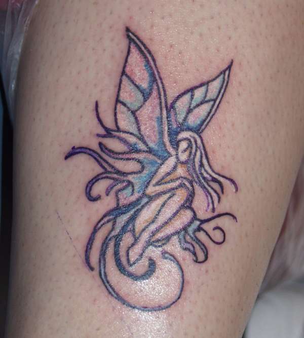 pale fairy tattoo