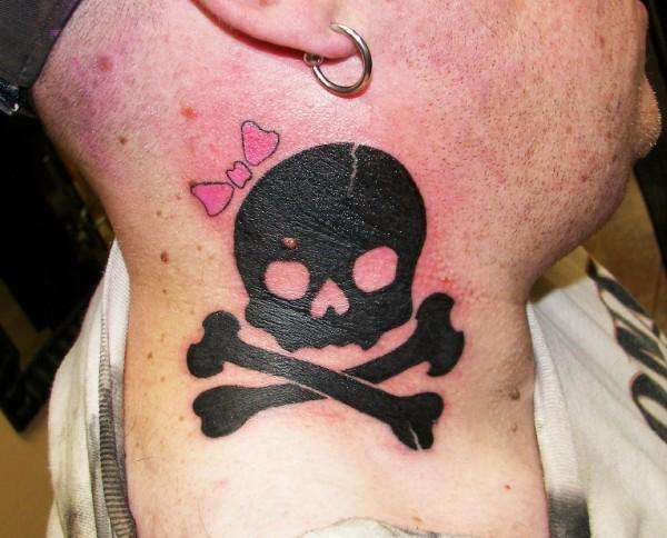 lady skull 2 tattoo