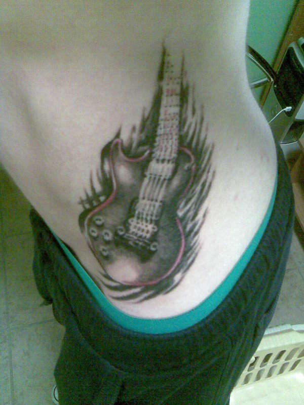 my guitar tattoo