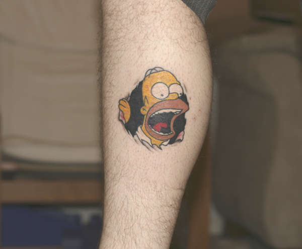 My Homer Simpson Tattoo tattoo